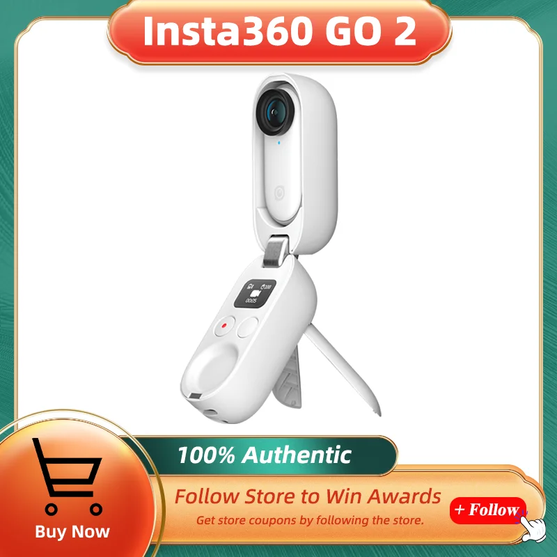 

Insta360 GO 2 Action Camera FlowState Stabilization 4m waterproof sport Camera go extreme pro Insta 360 go2 cam