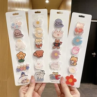 2428pcs ins style childrens brooch summer cartoon schoolbag pin pendant badge cute jewelry bag accessories