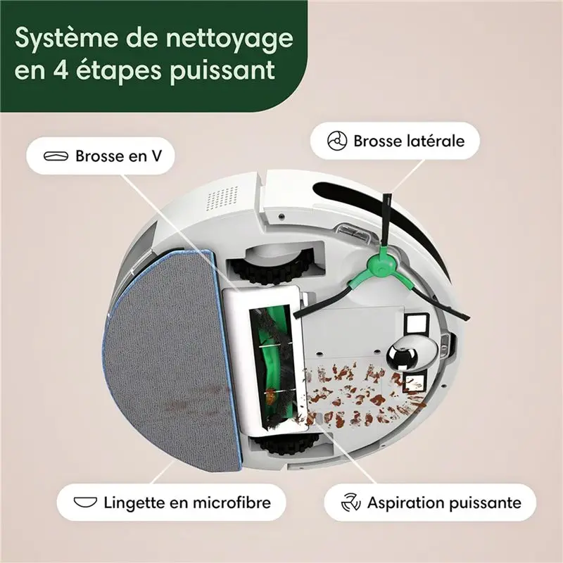 Фото Набор аксессуаров ABGG-2 для робота-пылесоса Irobot Roomba Combo Essential Y0112, мощные аксессуары для робота-пылесоса. №2