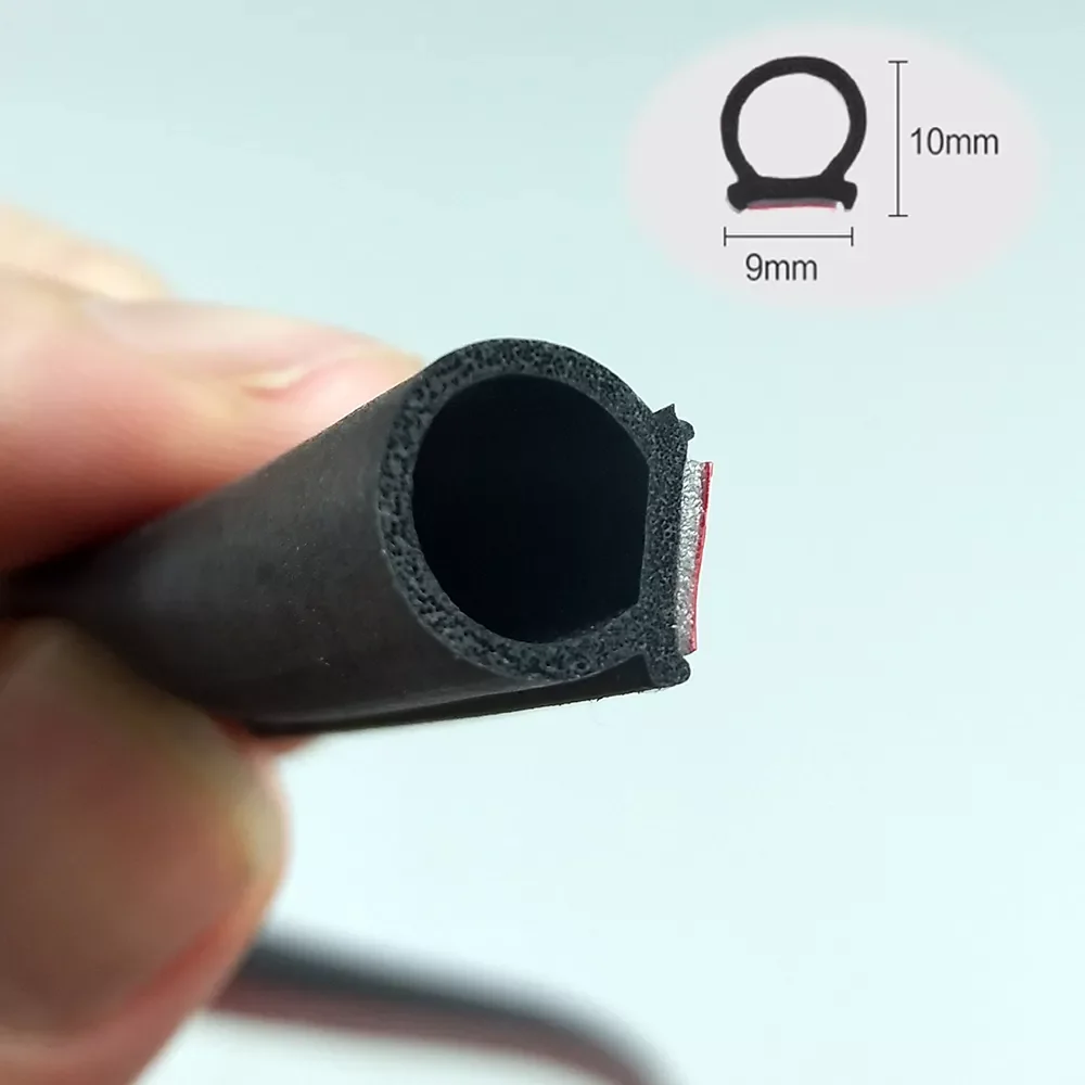 

D Car Door Seal Weatherstripping Universal Weather Strip Car Sound Insulation Sealing Rubber Strip Anti Noise For Car