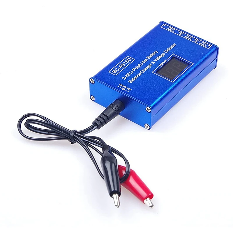 

BC-4S15D Battery Lithium Lipo Balance Charger With Voltage Display Screen 1500MA For RC FPV Quadcopter Frame Drone Kit