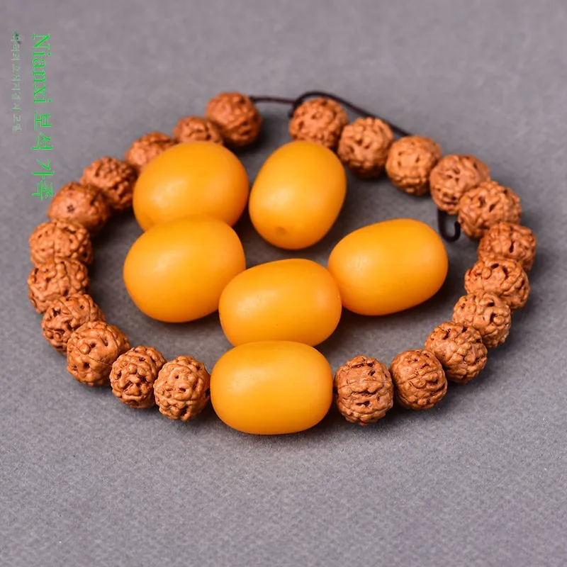 Старые бусины из пчелиного воска аксессуары европейские мармелада свободные