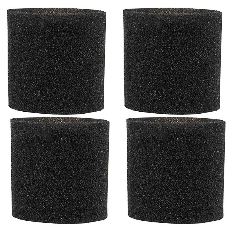 

4 Pack 90585 Foam Sleeve VF2001 Foam Filter For Shop-Vac Vacmaster & Genie Shop Wet Dry Vacuum Cleaner