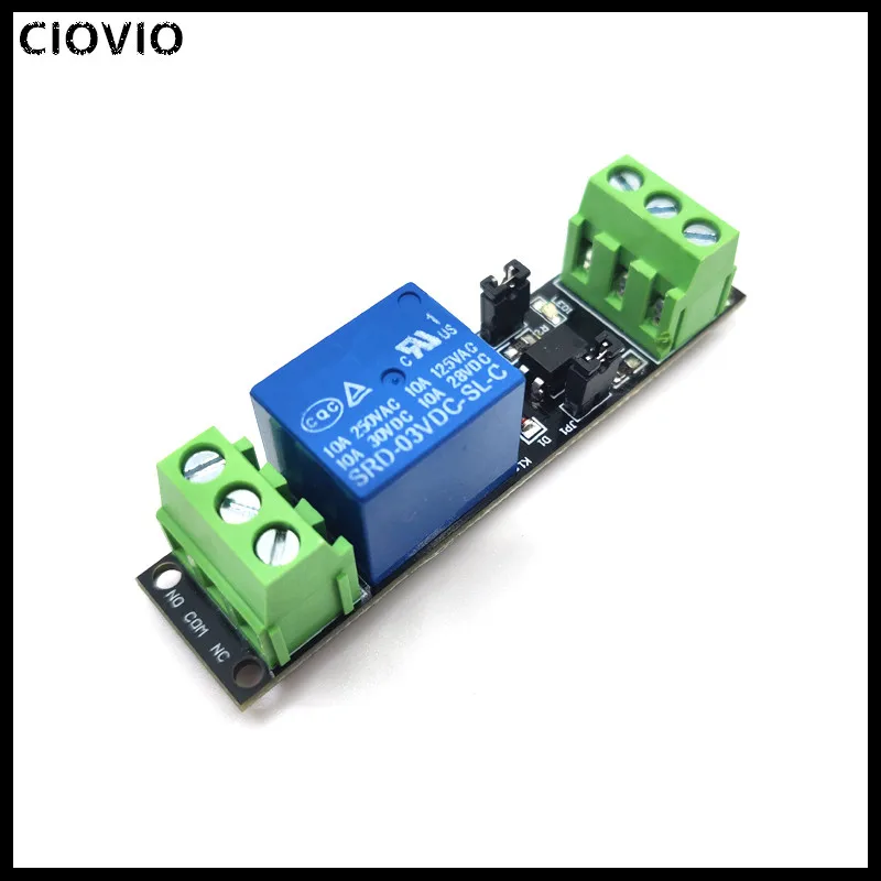 

10 шт., 1-канальное реле для Arduino