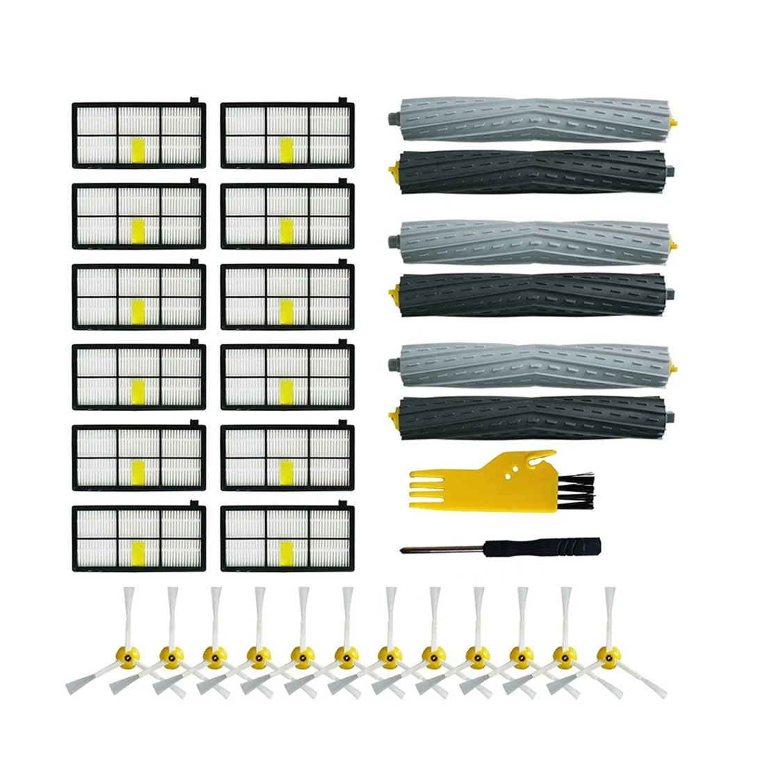 

Refill Kit Extractor Filter Side Brush for IRobot Roomba 800 900 Series Vacuum Accessories Replacement Parts