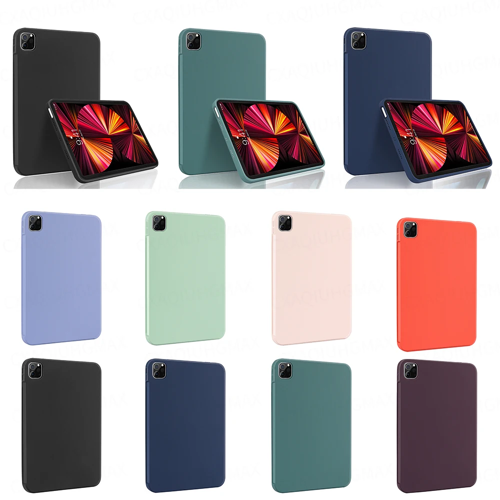 

Case For 2021 iPad Pro 11 12.9 inch Smart Cover With Pencil Holder For iPad Mini 6 Case For iPad Air 4 iPad Pro 2018 2020 Case