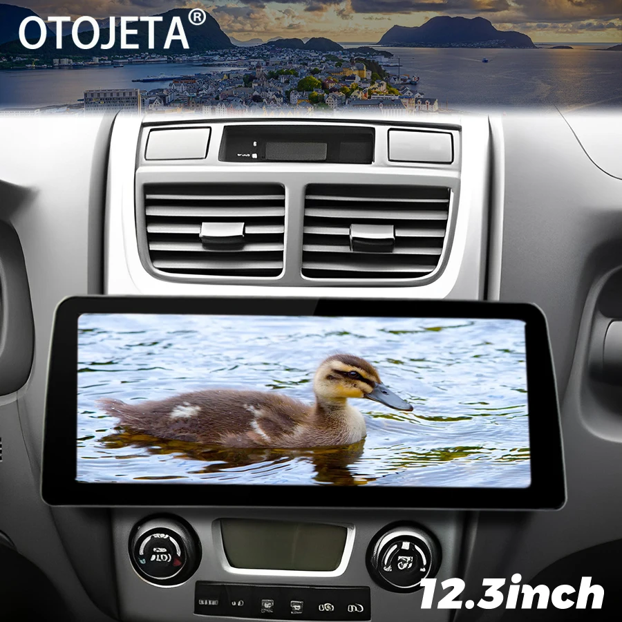 12 3-дюймовый автомобильный видеоплеер с широким экраном Android 14 2Din радио стерео для