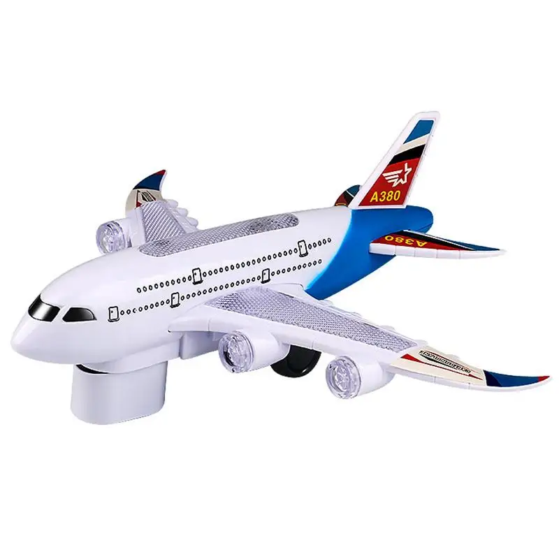 Airplane Toys For Toddlers Big Model Realistic Aircraft Plane Battery Operated For Kids Boys Girls Toddler Travel 3 Years Old