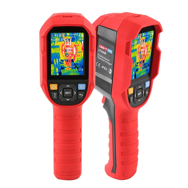 

UNI-T UTI260B Thermal Imaging Camera 256*192 Pixels PCB Circuit Industrial Detection Floor Heating Pipe Test Thermal Imager