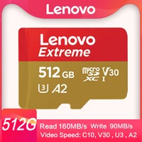 100 original lenovo micro memory card 1tb 512gb 256gb 128gb flash drive sdtf card class 10 for smartphon adapter