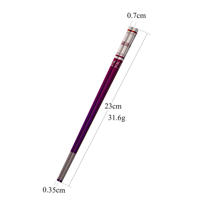 

Палочки для еды Buy Go из нержавеющей стали