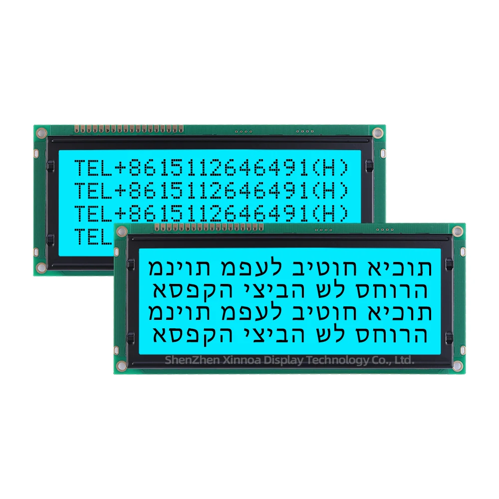 Модуль символов 20*4 2004 20X4 Контроллер ST7066U Оранжевый Свет Черные буквы Иврит 2004C-3