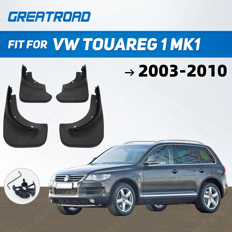 

Для VW Touareg 1 Mk1 2003-2010 брызговики передние и задние брызговики брызговики Fender 2004 2005 2006 2007 2008 2009