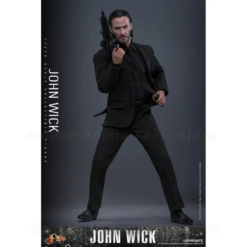 Фото В наличии: Коллекционная фигурка Hot Toys MMS832 Джон Уик в масштабе 1/6 с скульптурной прической, подарок и предмет коллекционирования №3