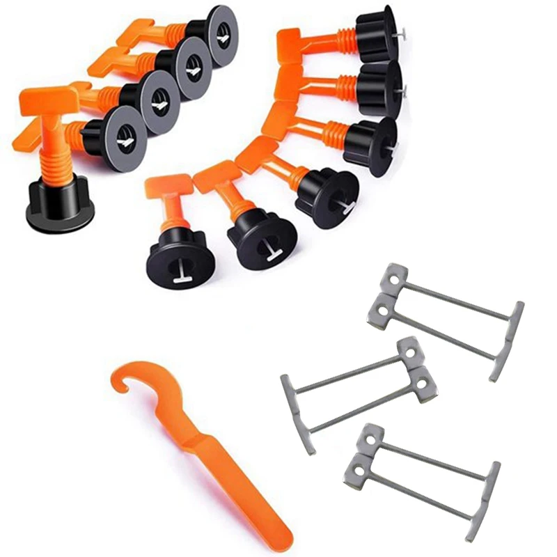 

76Pcs 1.5mm Tool Resuable Anti-Lippage Locator Tool Ceramic Brick Floor and Wall Tile Leveling