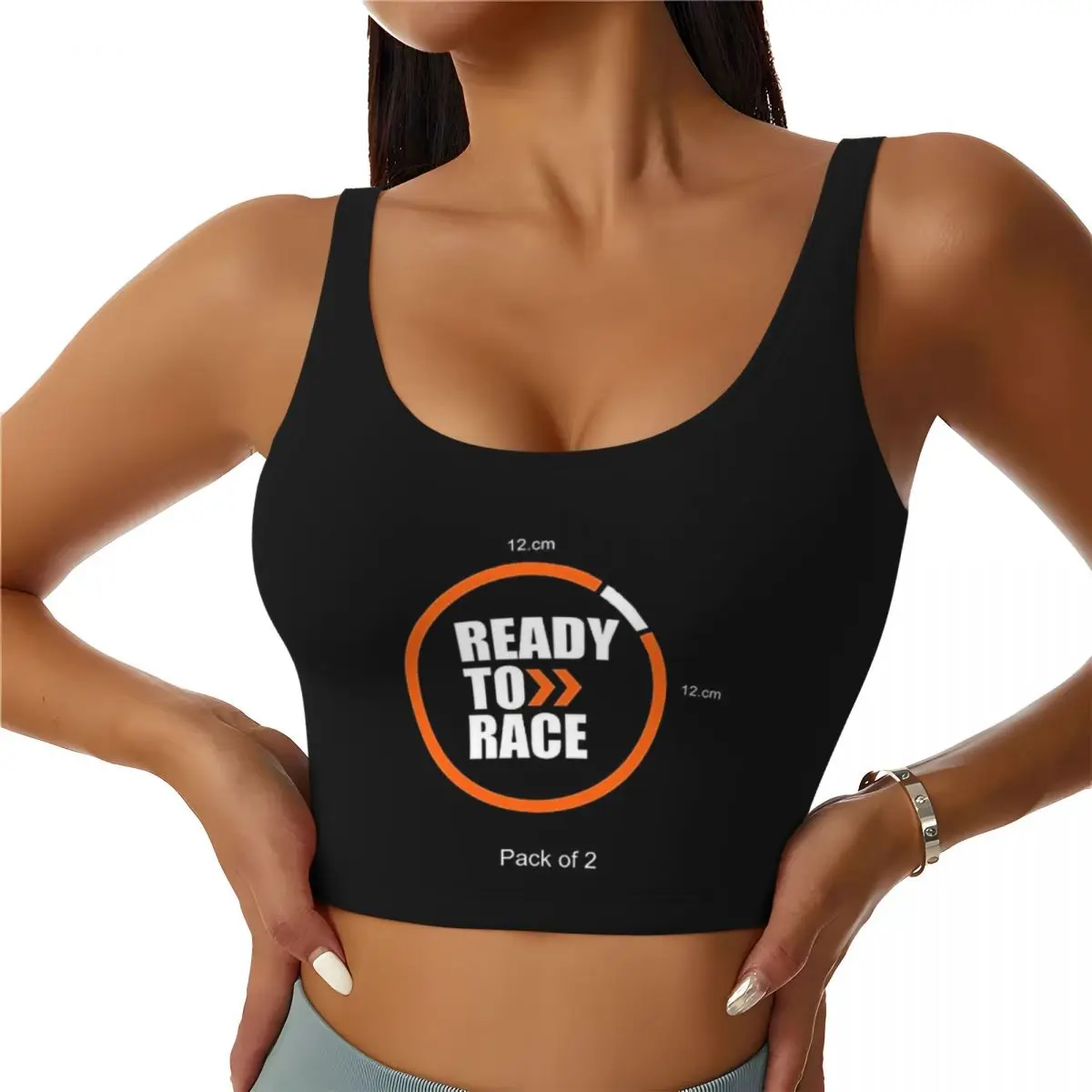 Пользовательские Готовые к гонке тренировки кроп-топы женские битумные