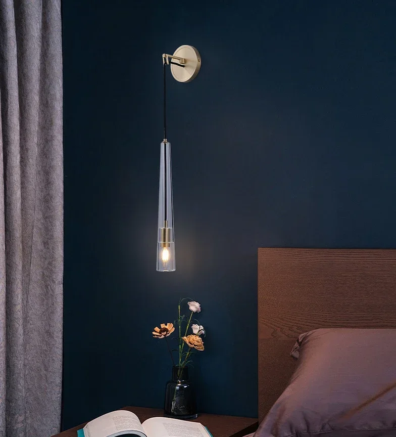 Настенный светильник GHEUVNJ хрустальный