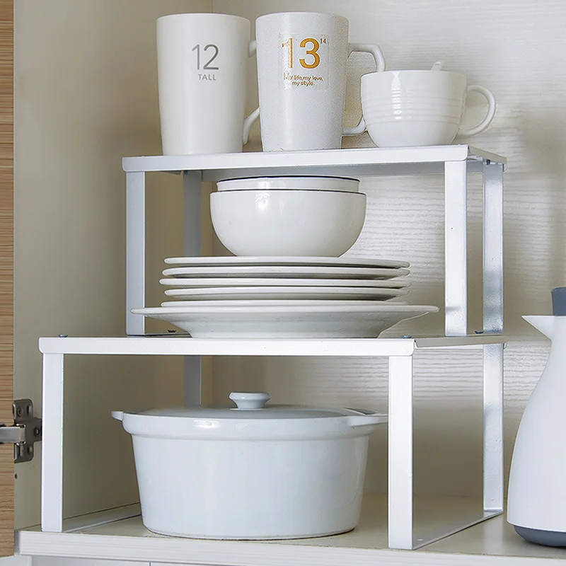 

Carbon Steel Kitchen Sink Drying Rack Utensils Dinnerware Storage Holder Vegetable Fruit Drainer Shelf White Bowl Dish Organizer
