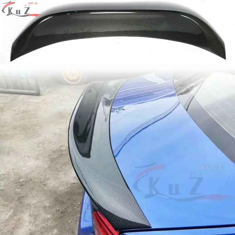 Подходит для Toyota 86 Subaru Brz 2012-2020, модифицированный задний спойлер из настоящего углеродного волокна, задний запасной плавник из настоящего углеродного волокна, задний спойлер (art.: 3920c86cfa166) - 3920c86cfa166