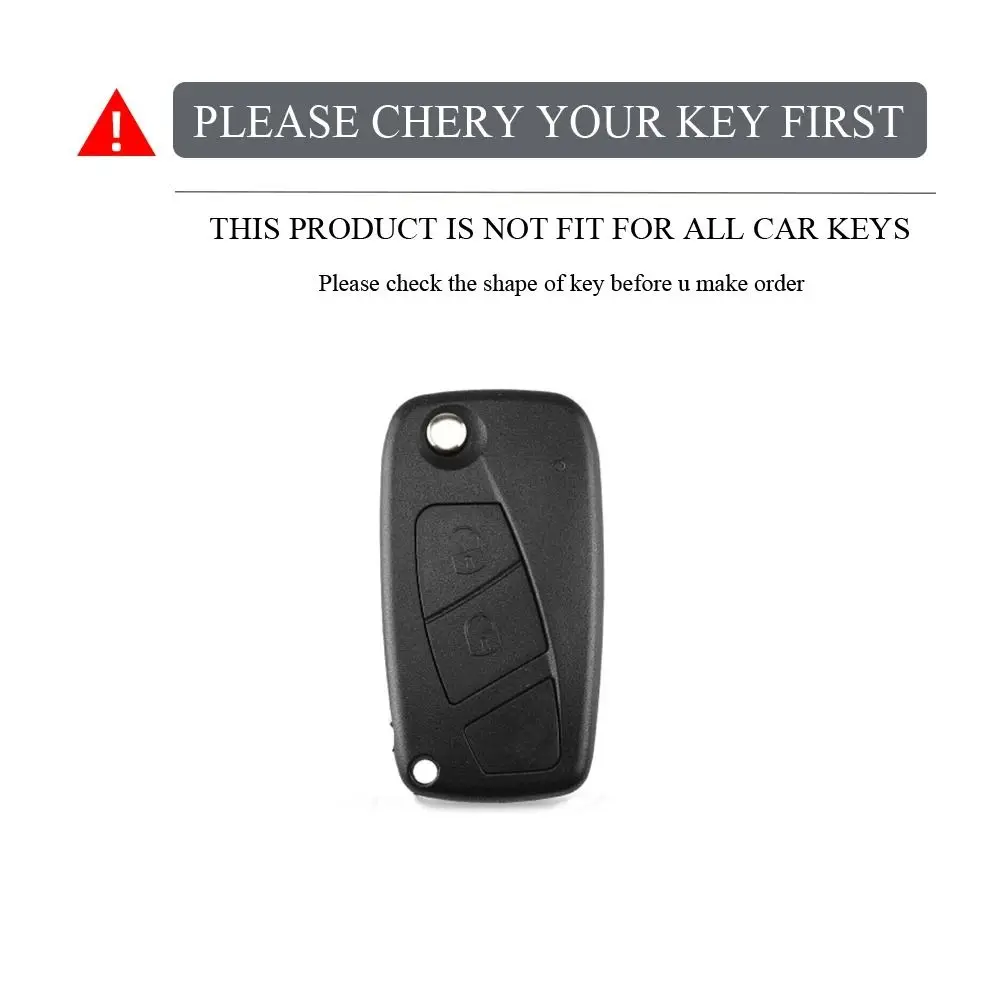 Мягкий чехол для дистанционного ключа из ТПУ флип-чехол ключей от машины Fiat