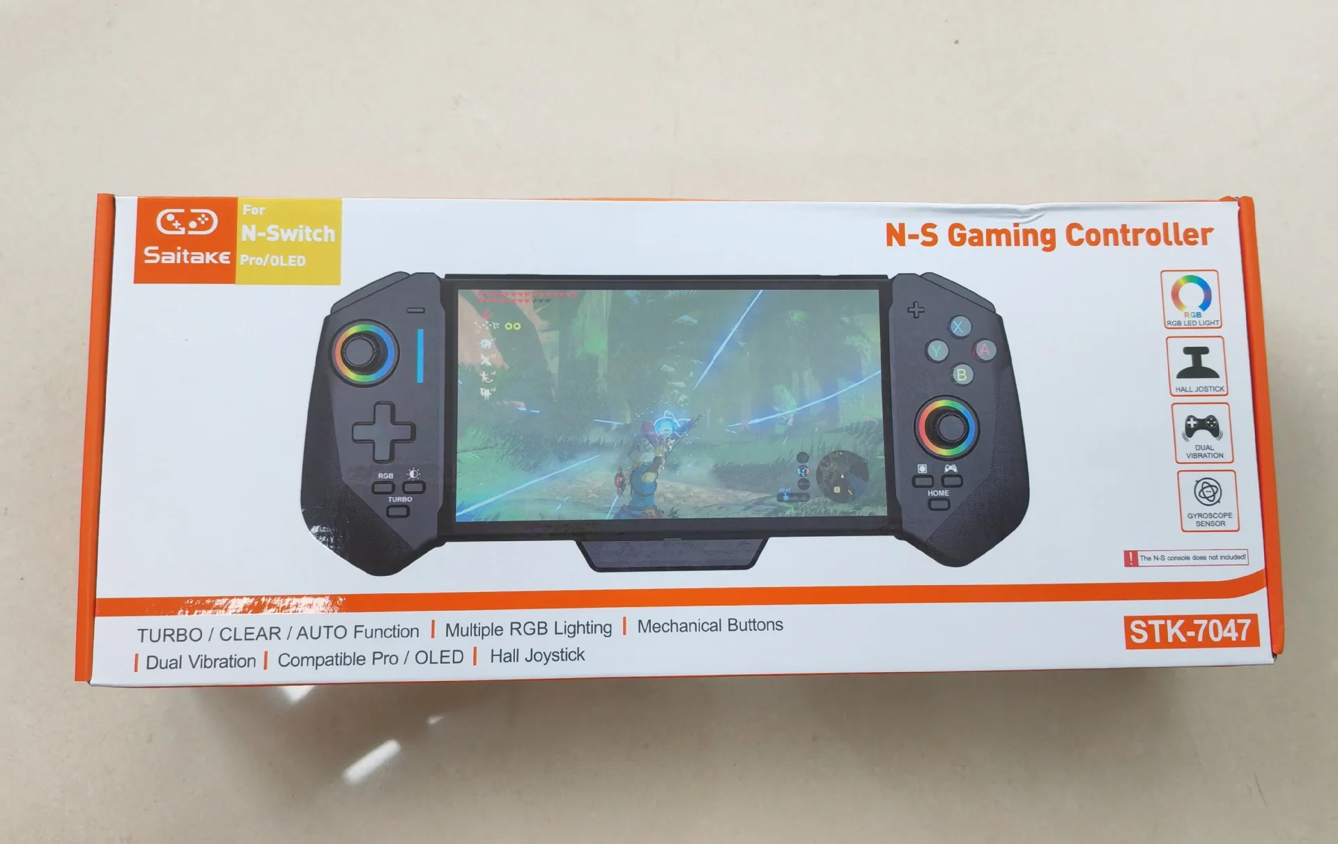 Saitake STK-7047 для переключателя/переключателя OLED игровой контроллер в линию 6-осевой