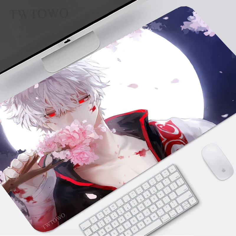 

Gintama Mouse Pad Gamer XL Home Large New Mousepad XXL keyboard pad Natural Rubber Office Soft Carpet PC Table Mat Mouse Mat