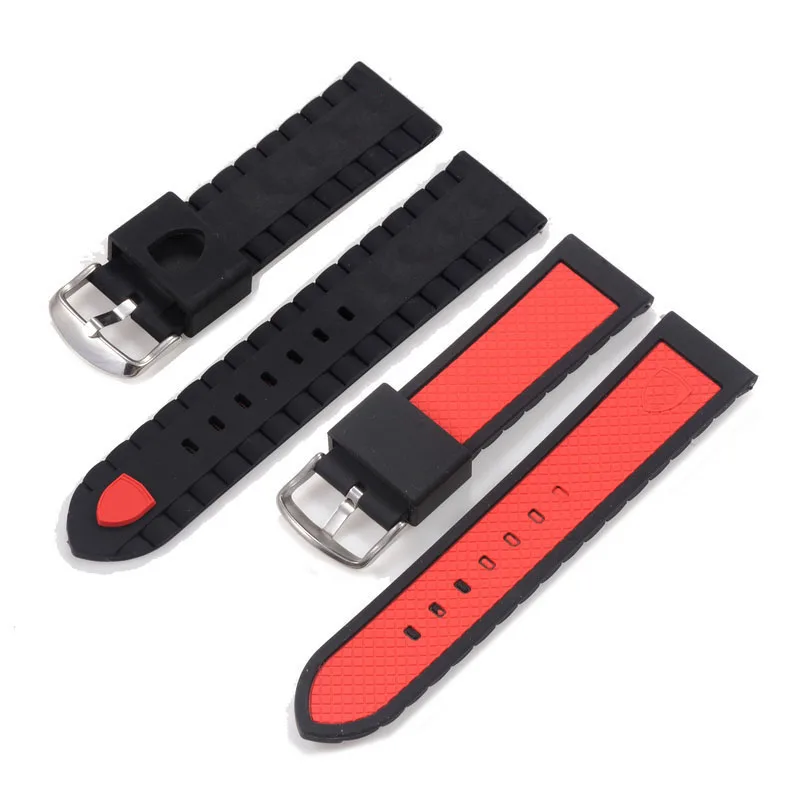 

High Quality Silicone Watch Strap For Ferrari 0830138 0830163 Series Sports Rubber Watchband Men 24mm