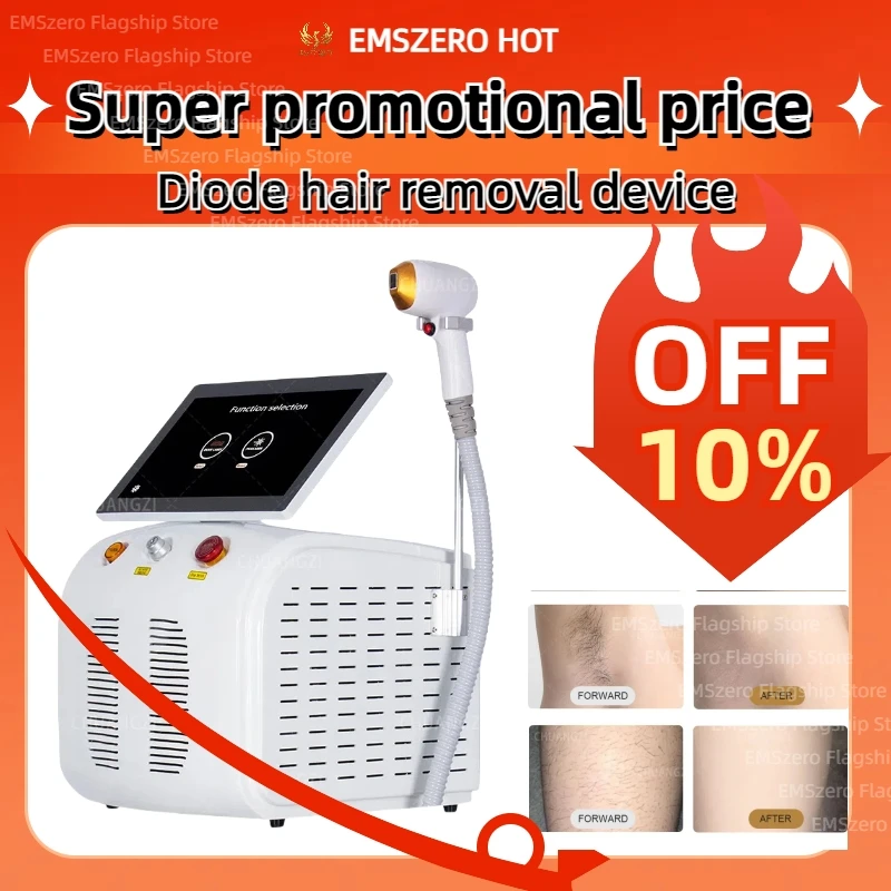 11 Диодная лазерная эпиляция безболезненная машина для постоянной эпиляции 755 808