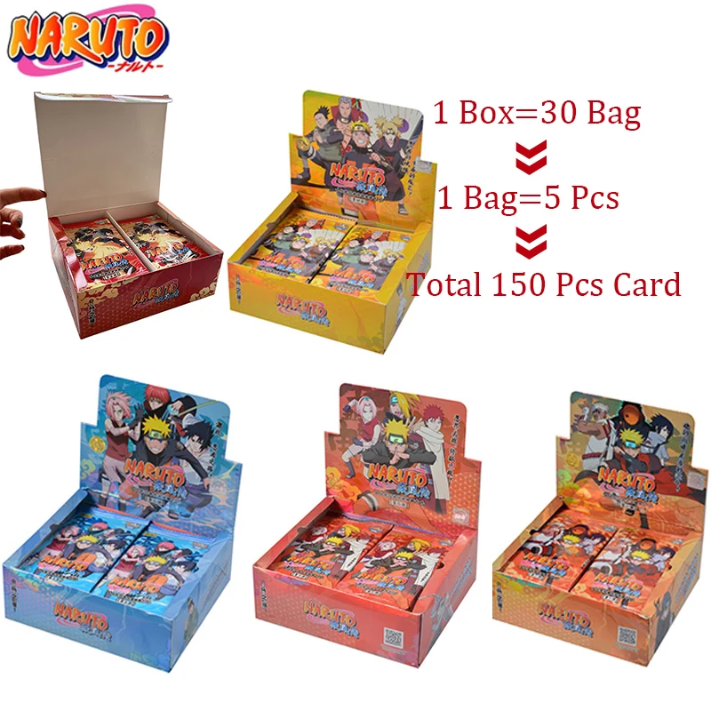 

KAYOU Anime Naruto Card Chapter Of The Soldiers Ninja World Characters Game Cards For Children's Hobby Kids Collection Gifts
