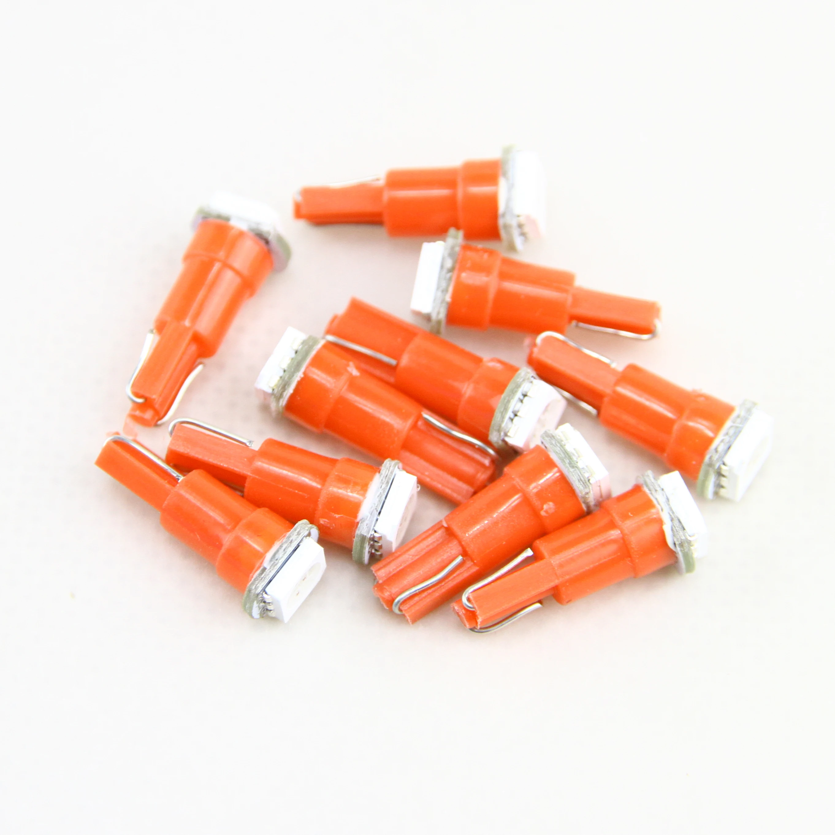 10x5050 1SMD T5 B8.5D светодиодные лампы розовые фиолетовые универсальные подходят для