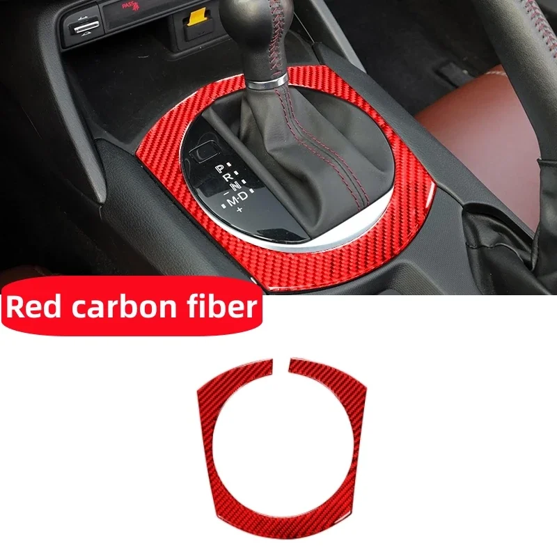 Для Mazda MX-5 ND Miata 2016-2022 MX5 переключения передач объемная красная крышка из