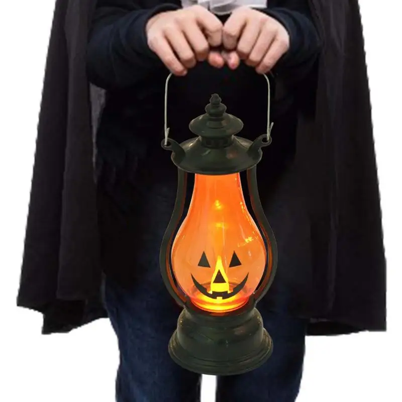 

Ручной Хэллоуин фонарь тыква Светодиодная лампа с подвесным Хэллоуин вечеривечерние Джек О фонарь для трюка или лечения ручной светодиодн...
