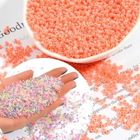 5001000pcs candy cream color glass seed beads round hole beads diy handmade bracelet necklace beads decorate making accessories