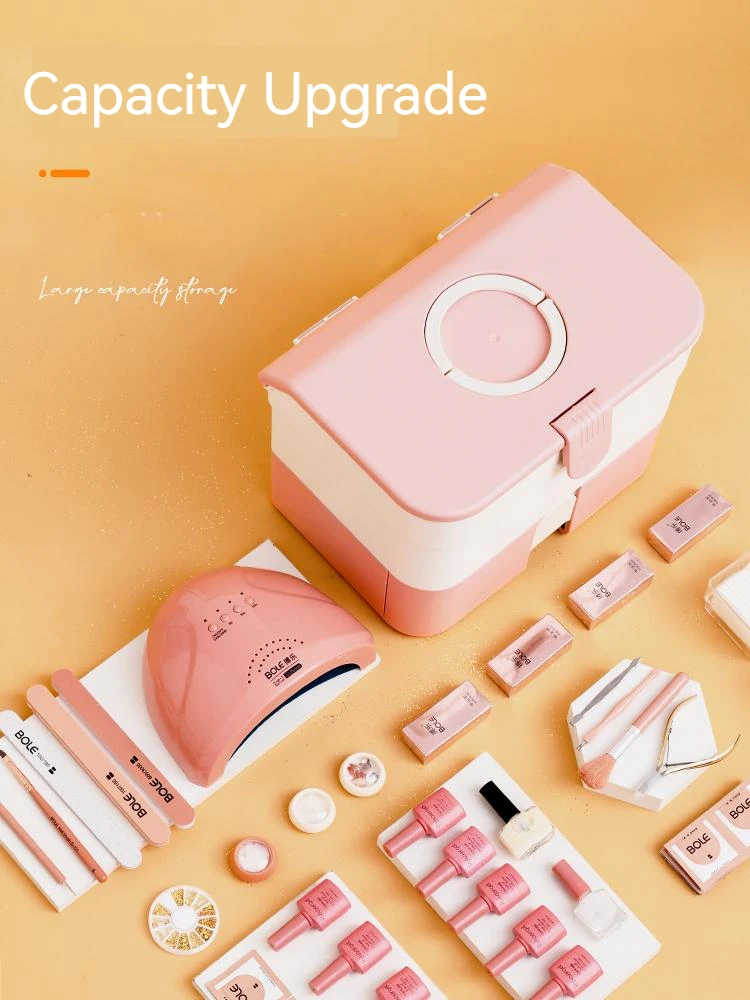 2024 новый большой вместительный органайзер для маникюра ящик хранения гель-лака