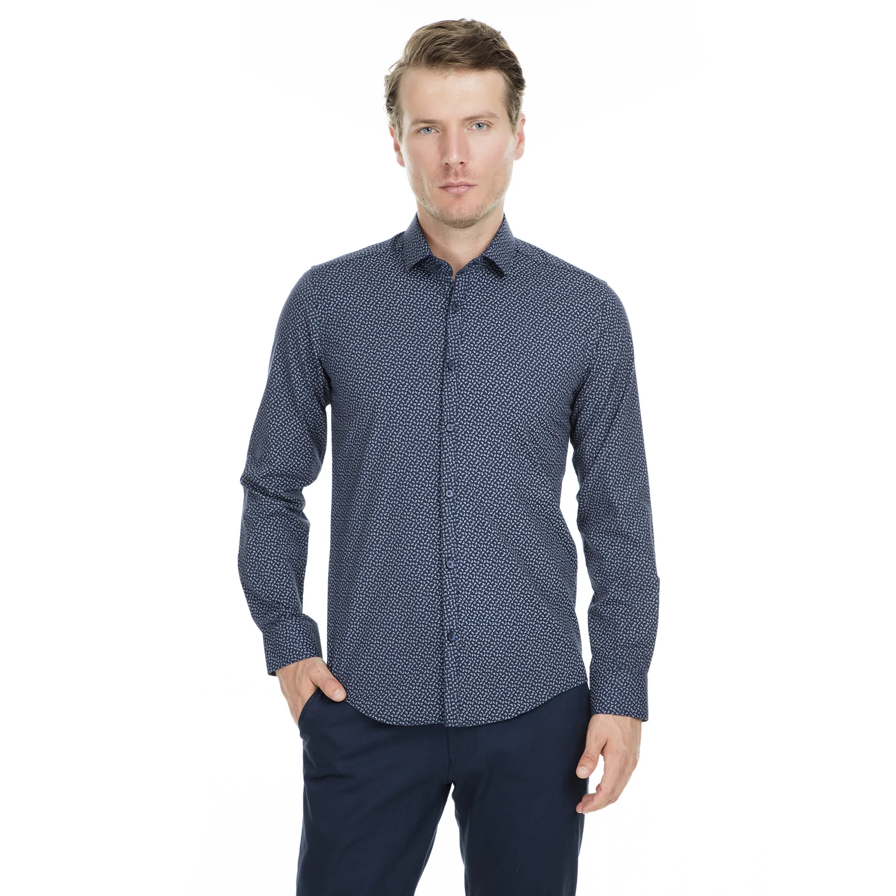 Buratti Polo Club рубашка мужская CF19S111693|Повседневные рубашки| |
