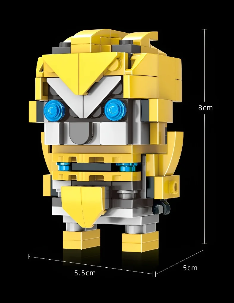 Фото Строительные блоки Transformers Lega Optimus Prima, игрушки из кирпичиков Бамблби, модель робота Hasbro Cybertron для детей, подарки на день рождения №3