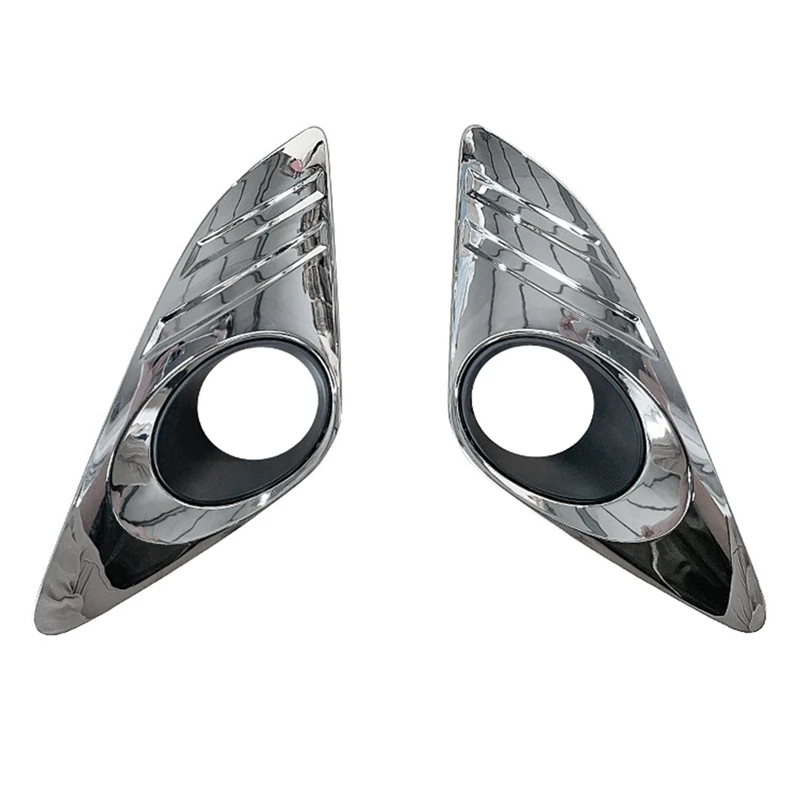 

1 Pair Car Front Fog Light Trim Cover Chrome Fog Lamp Frame Decoration LH&RH for Toyota Camry LE 2012-2014