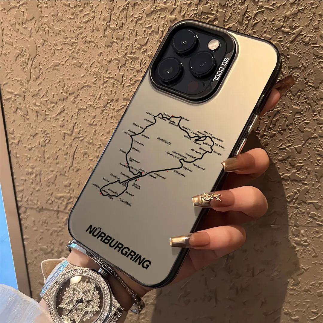Роскошный брендовый чехол для телефона Nurburgring Sport Car Samsung A73 A72 A55 A54 A53 A35 A34 A33 A32 A30 A24