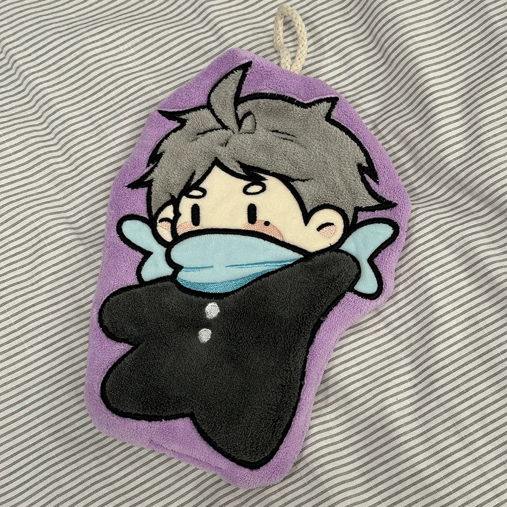 Аниме Haikyuu! Shoyo Hinata Sugawara Koushi Cosplay полотенце для рук с мультяшном принтом Выпускной