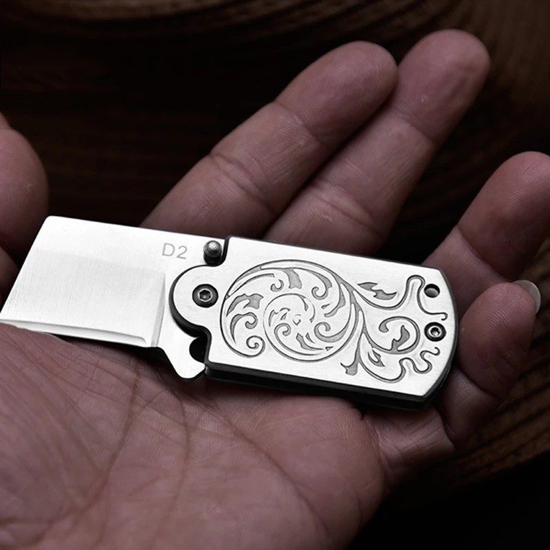 D2 Мини карманный нож из холодной стали для повседневного использования