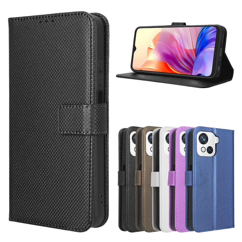 Роскошный кожаный чехол-кошелек с откидной крышкой для телефона Blackview OSCALC80 OSCAL C80