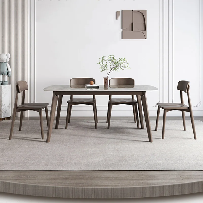 Обеденный стол для гостиной кабинет современный уникальный овальный обеденный