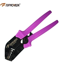 topforza 1pc terminal crimping plier insulated non insulated butt bullet spade fork ring connector crimper