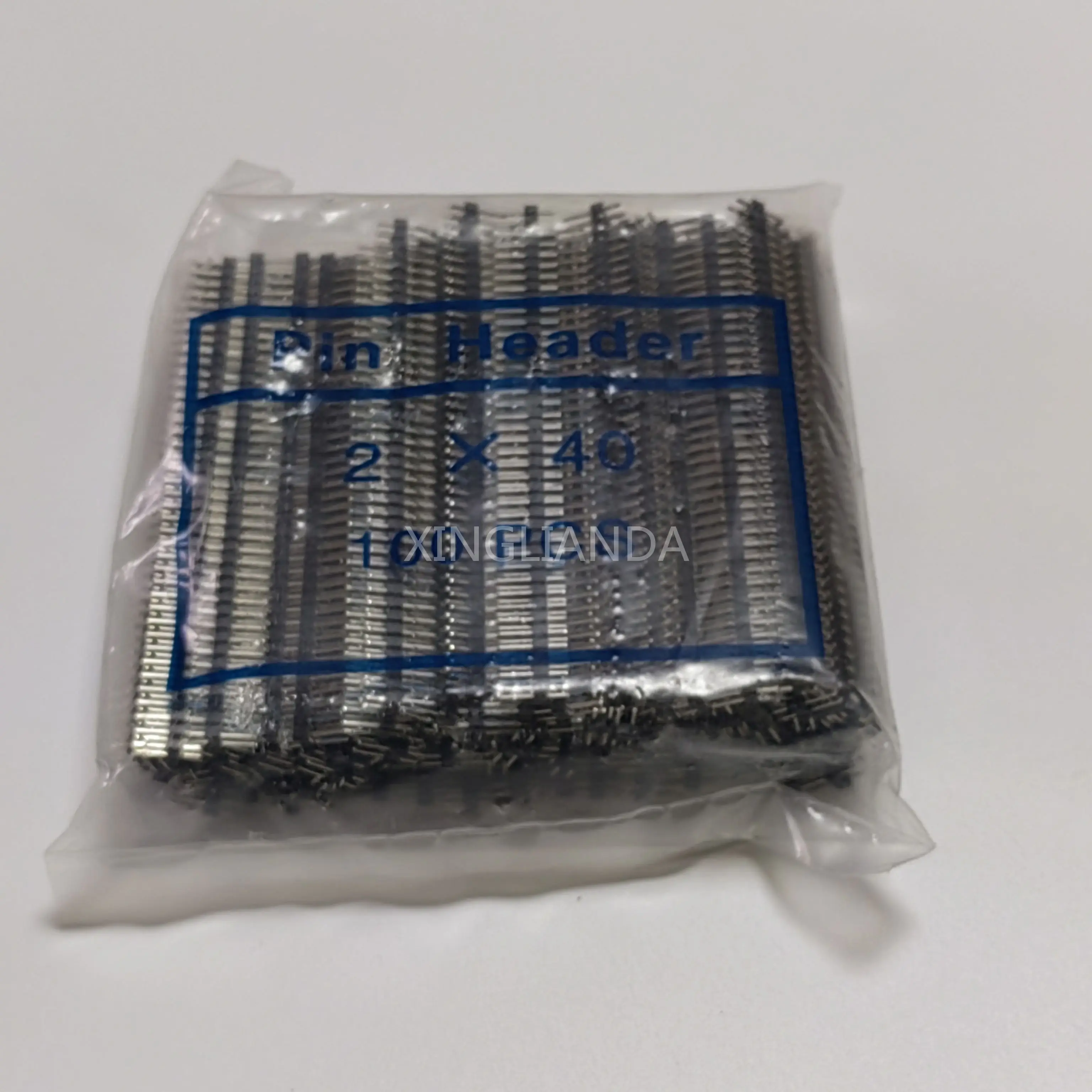 

100 шт./лот 2,54 мм двухрядный штекер 2X40 медный контактный разъем 2*40P