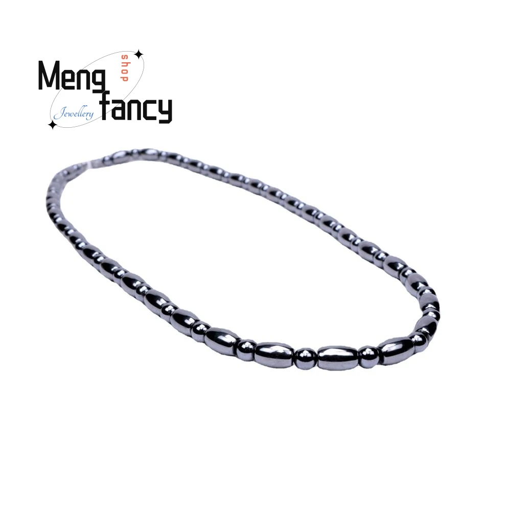 Ожерелье из натурального энергетического камня Terahertz модные аксессуары сделай