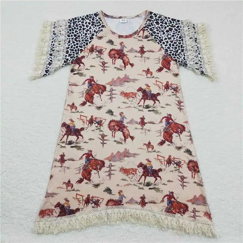 Новая Западная мода для взрослых Wallen молния альпийская голова коровы черный топ