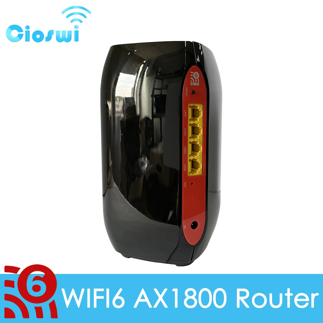 Cioswi AX1800 Mesh Wifi 6 Router 1800Mbs IPQ6000 WIFI6 Wireless 2.4G 5Ghz Mesh Repeater External Signal Network Amplifier