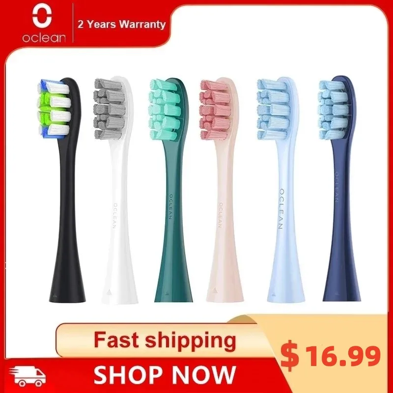 

Oclean X Pro Elite/X Pro/Z1/FLOW/E1/XS Clean Universal Original 2/4 шт., электрическая зубная щетка, запасная головка