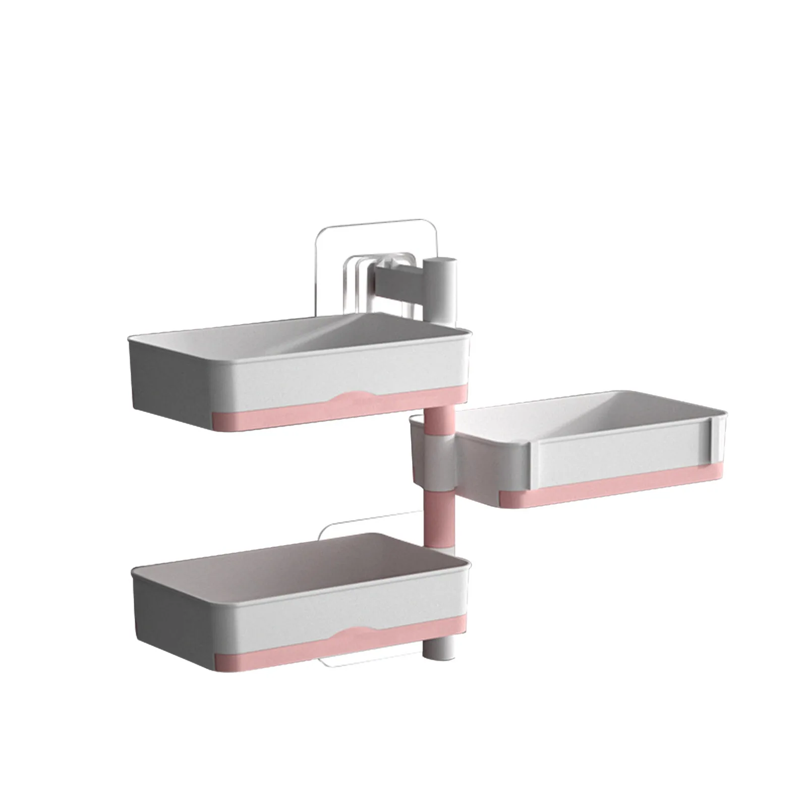 

Идеальный спрей из нержавеющей стали вращающийся на 360 ° Многофункциональный пробойник для мыла-прочный держатель для окна ванной комнаты ...