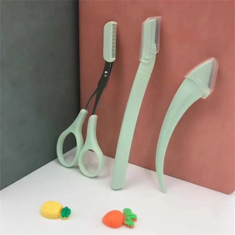 Eyebrow Scissors 5 Colors Shaping Perfect Eyebrows Convenient Design Professional Grooming Precise Trimming Beauty Tools